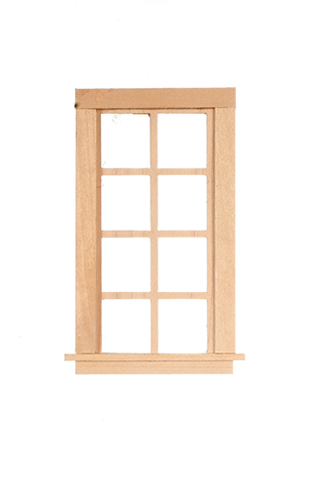 Dollhouse Miniature WINDOW - 4 OVER 4